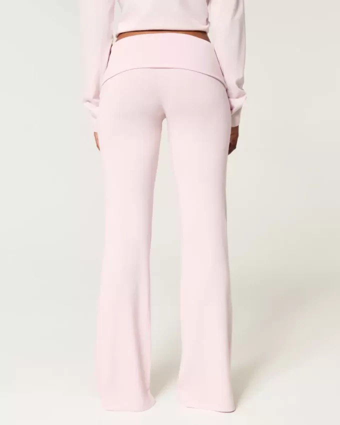 Cozy Knit Foldover Waist Sleep Pants