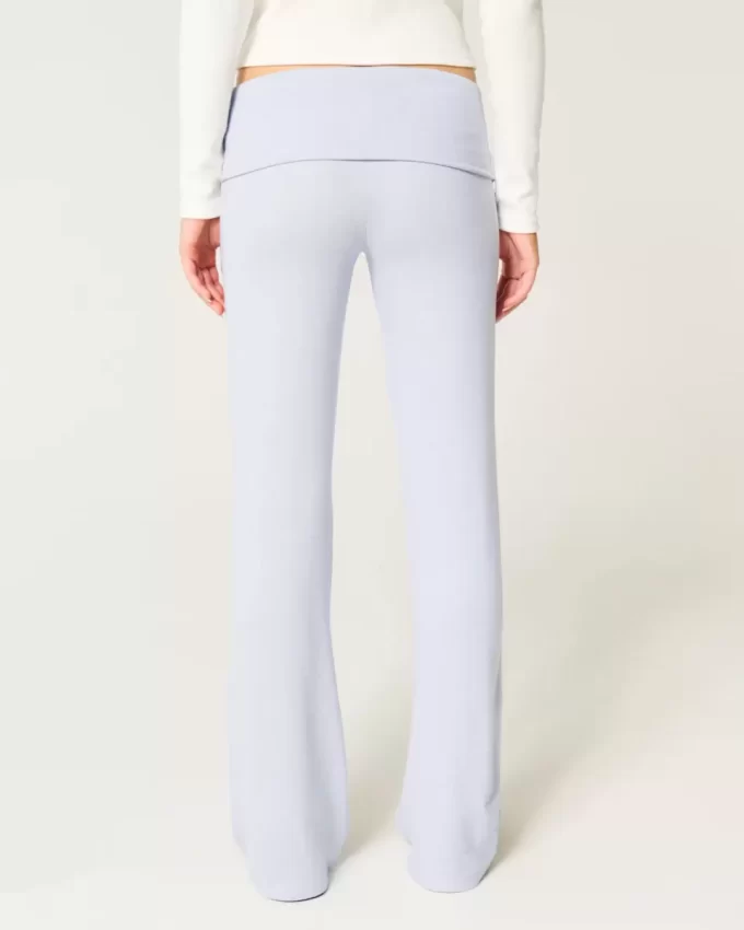 Cozy Knit Foldover Waist Sleep Pants