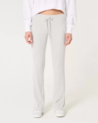 Cozy Ribbed Flare Pants
