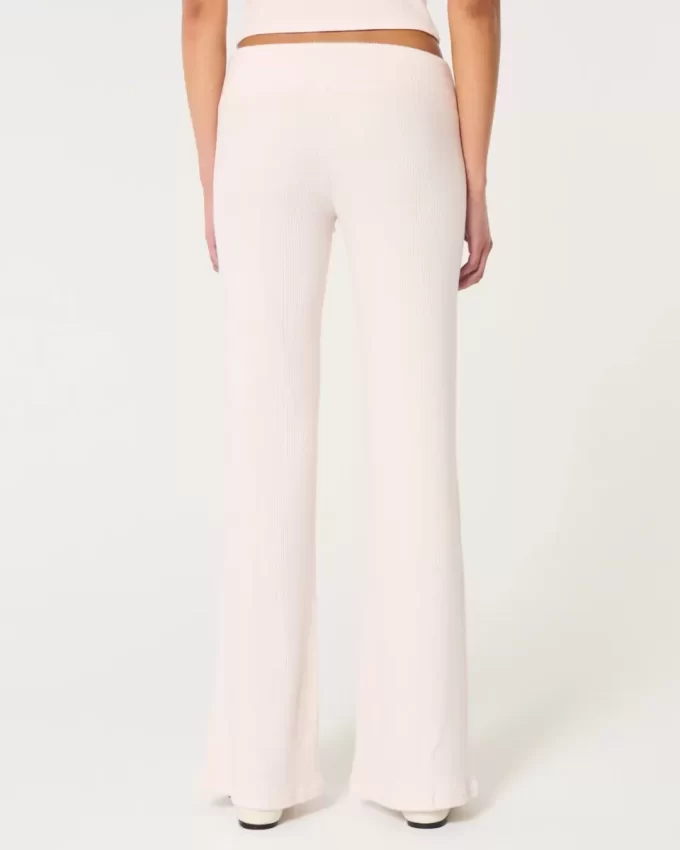 Cozy Ribbed Flare Pants