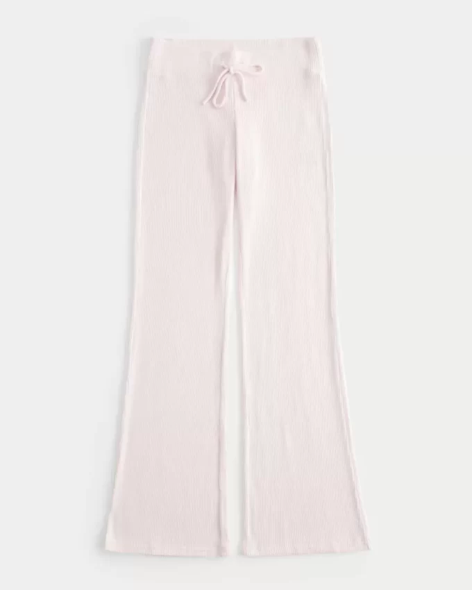 Cozy Ribbed Flare Pants