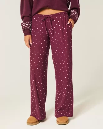 Cozy Ribbed Wide-Leg Pants