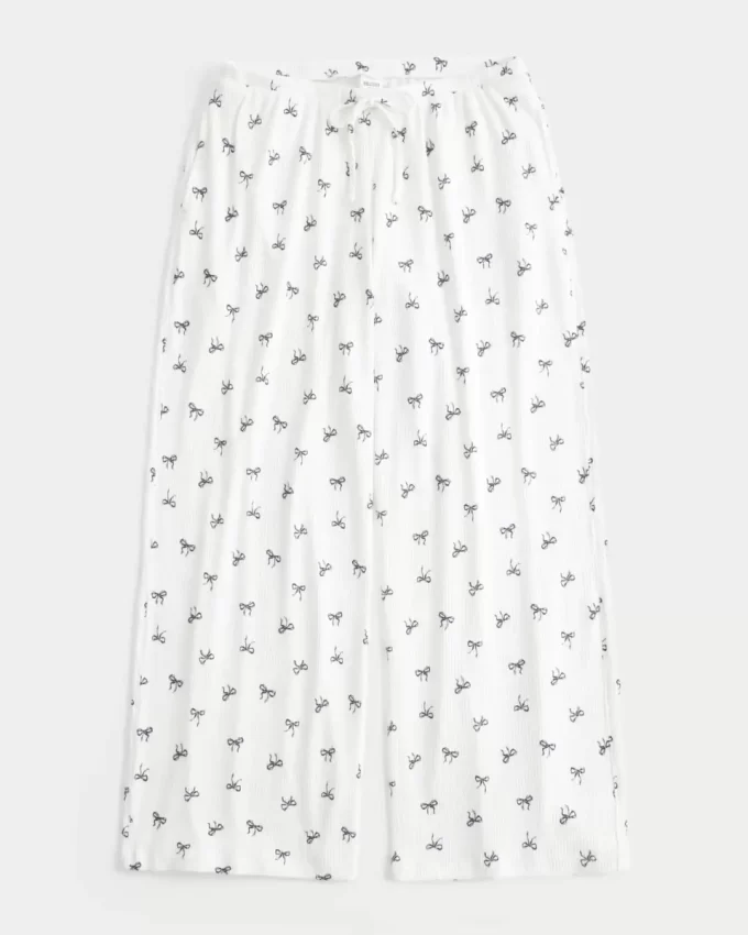 Cozy Ribbed Wide-Leg Pants