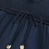 Crochet-Style Fabric Mix Top