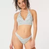 Crochet-Style High-Leg Cheeky Bikini Bottom