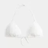 Crochet-Style Sequin Triangle Bikini Top