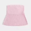 Crochet-Style Sweater Tube Top