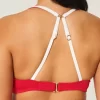 Curvy High Apex Ribbed Underwire Bikini Top