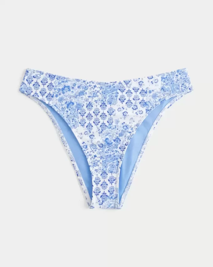 Curvy High-Leg High-Waist Cheeky Bikini Bottom