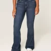 Curvy High-Rise Dark Wash Flare Jeans