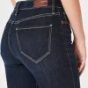 Curvy High-Rise Dark Wash Flare Jeans