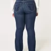 Curvy High-Rise Dark Wash Flare Jeans