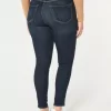 Curvy High-Rise Dark Wash Jean Leggings
