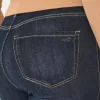 Curvy High-Rise Dark Wash Jean Leggings