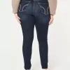 Curvy High-Rise Dark Wash Super Skinny Jeans