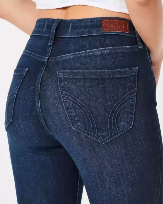 Curvy High-Rise Dark Wash Super Skinny Jeans