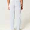 Curvy High-Rise Light Wash Straight Jeans