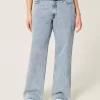 Curvy High-Rise Medium Wash Baggy Jeans