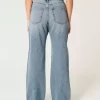 Curvy High-Rise Medium Wash Baggy Jeans