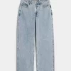 Curvy High-Rise Medium Wash Baggy Jeans
