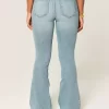 Curvy High-Rise Medium Wash Flare Jeans