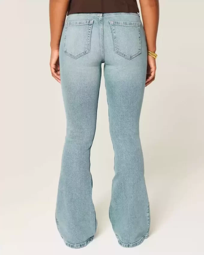 Curvy High-Rise Medium Wash Flare Jeans