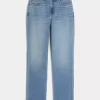 Curvy High-Rise Medium Wash Straight Jeans