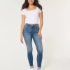 Curvy High-Rise Medium Wash Super Skinny Jeans