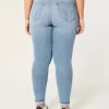 Curvy High-Rise Medium Wash Super Skinny Jeans