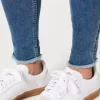 Curvy High-Rise Medium Wash Super Skinny Jeans