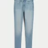 Curvy High-Rise Medium Wash Super Skinny Jeans