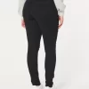Curvy High-Rise Ripped Black Super Skinny Jeans