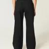 Curvy Low-Rise Black Baggy Jeans