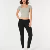 Curvy Low-Rise Black Super Skinny Jeans
