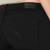 Curvy Low-Rise Black Super Skinny Jeans