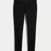 Curvy Low-Rise Black Super Skinny Jeans