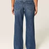 Curvy Low-Rise Dark Wash Baggy Jeans