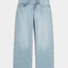 Curvy Low-Rise Distressed Baggy Jeans