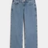 Curvy Low-Rise Medium Wash Baggy Jeans