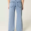 Curvy Low-Rise Ripped Medium Wash Baggy Jeans
