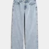 Curvy Mid-Rise Medium Wash Baggy Jeans