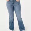 Curvy Mid-Rise Medium Wash Boot Jeans