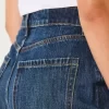 Curvy Ultra High-Rise Dark Wash Baggy Jeans