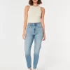 Curvy Ultra High-Rise Medium Wash Mom Jeans
