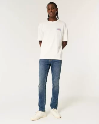 Dark Medium Wash Skinny Jeans