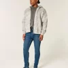 Dark Wash Athletic Skinny Jeans