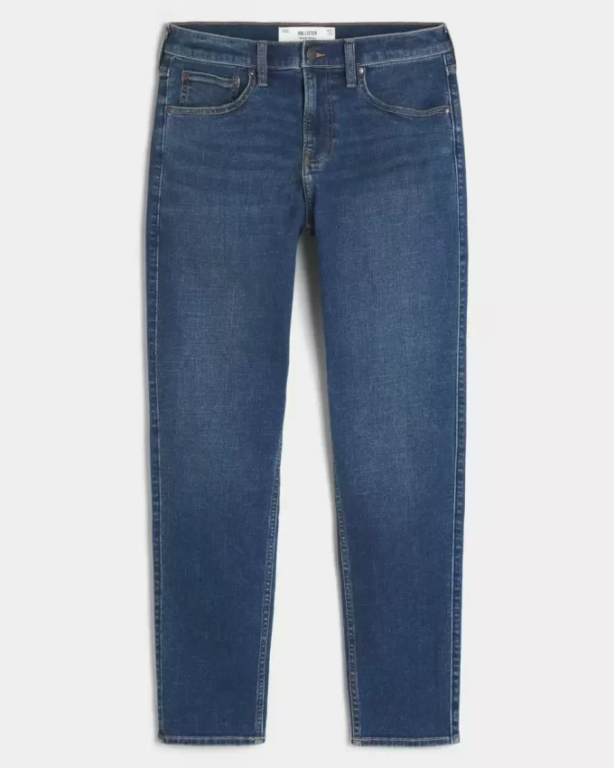 Dark Wash Athletic Skinny Jeans