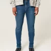 Dark Wash Athletic Skinny Jeans
