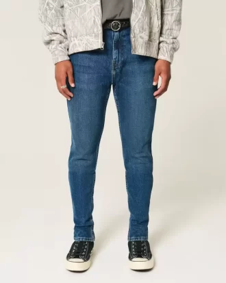 Dark Wash Athletic Skinny Jeans