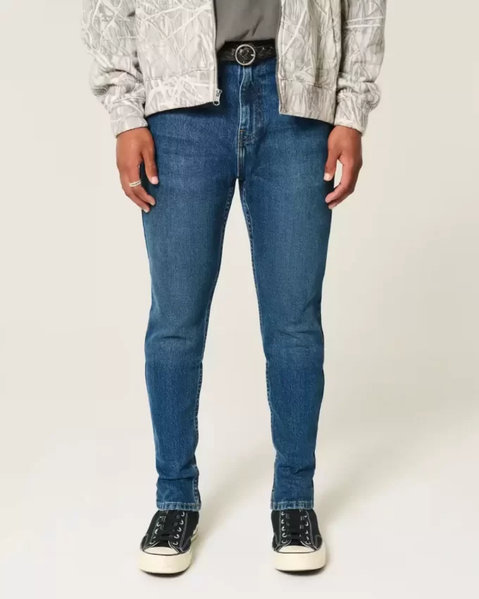 Dark Wash Athletic Skinny Jeans